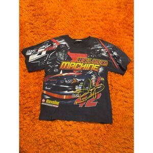 Vintage 2004 Jamie McMurray Havoline Racing T-Shirt NASCAR All Over Print Mens M